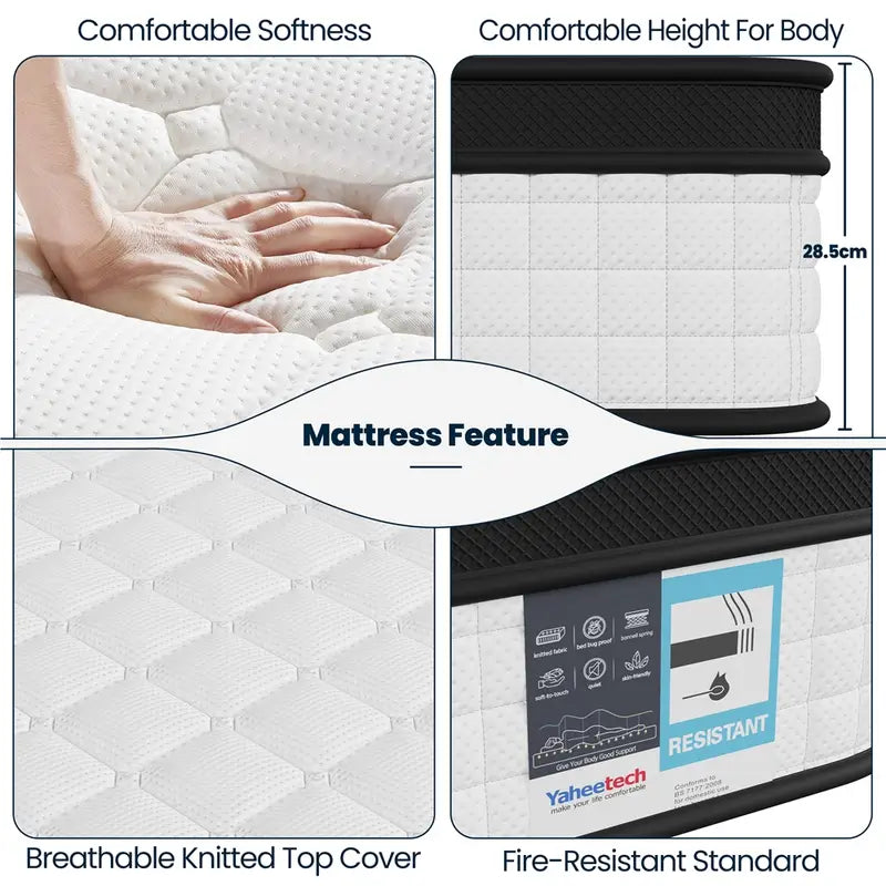 Single Hybrid Mattress - 3D Breathable Fabric