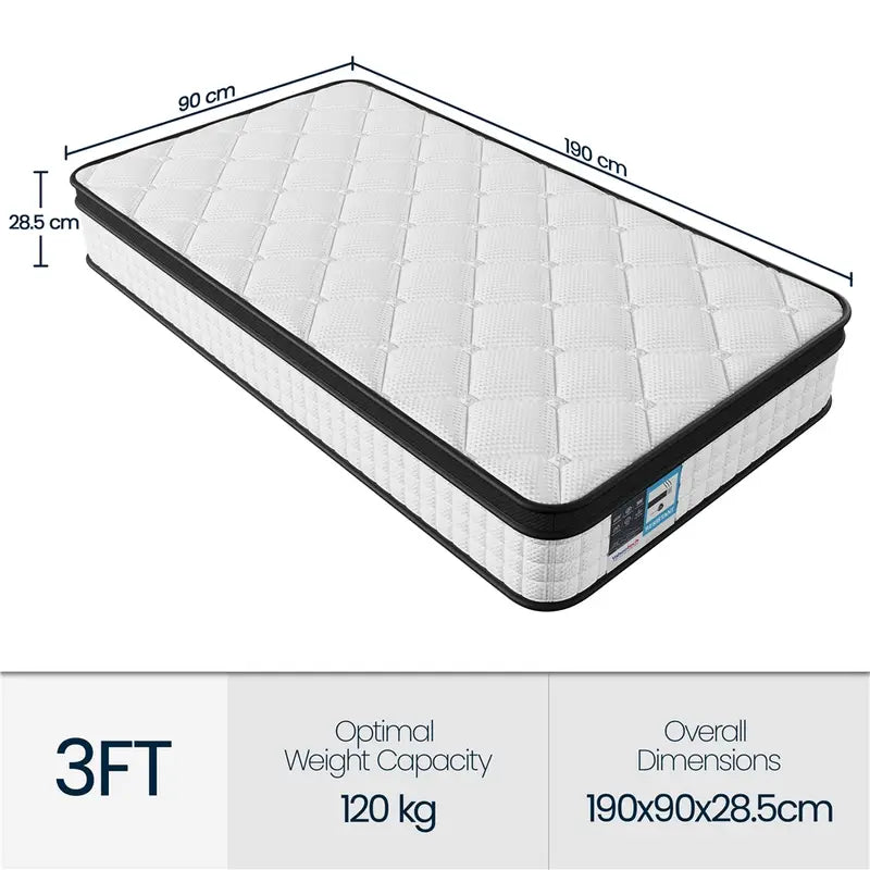 Single Hybrid Mattress - 3D Breathable Fabric